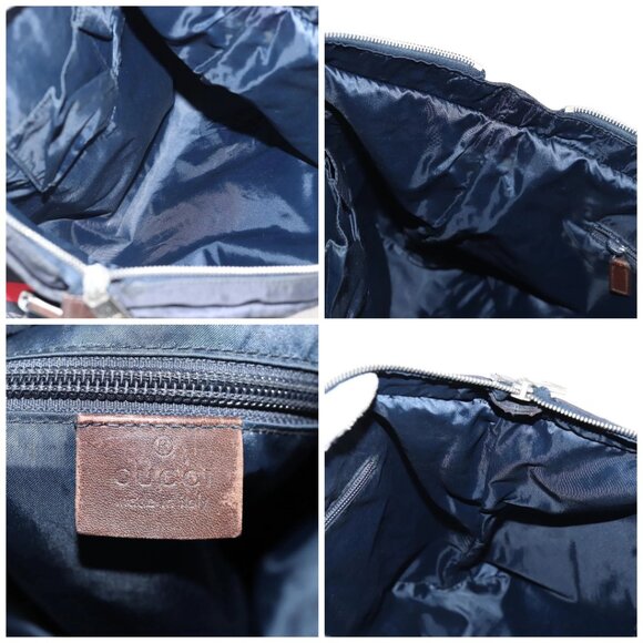 GUCCI Shoulder Bag Nylon Navy Silver 270410 Auth bs26783 - Picture 15 of 16